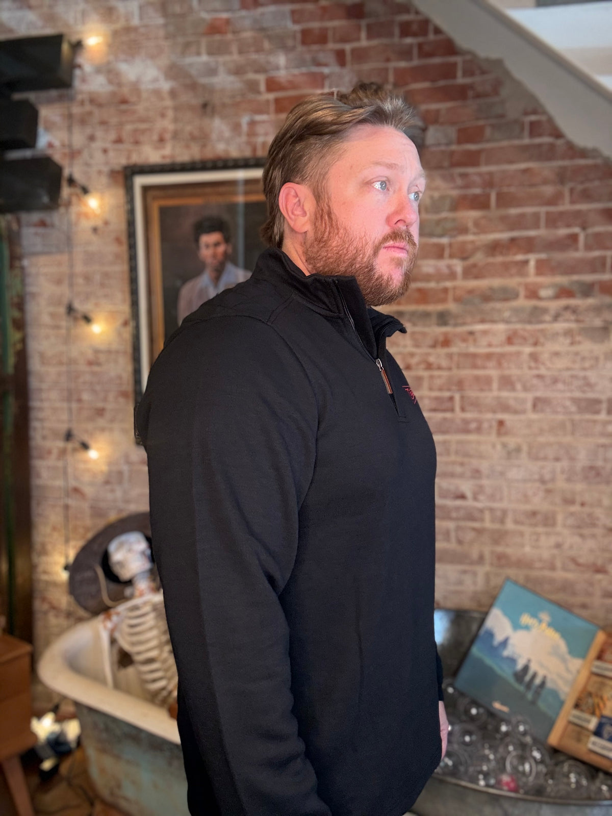 Sullivan Quarter Zip - Cavalier Flag