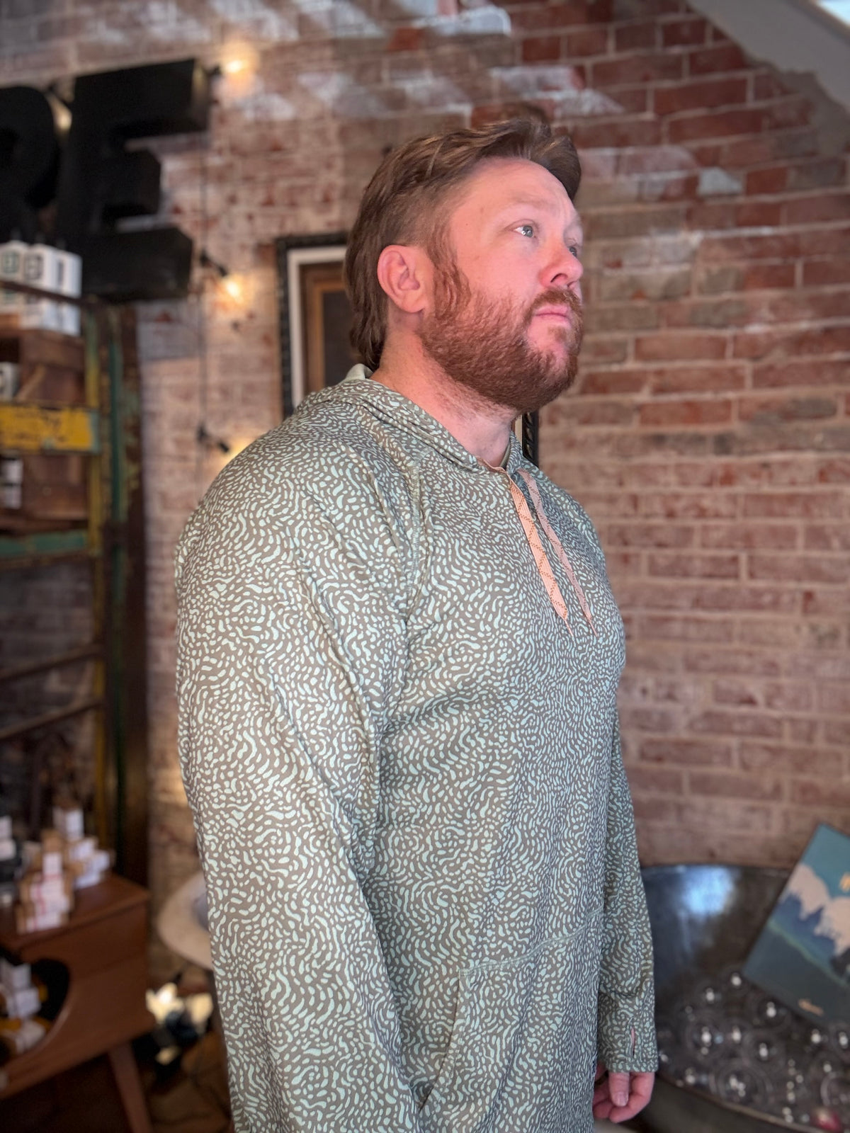 Loggerhead Hoodie - Pond Patterns: Mermaids