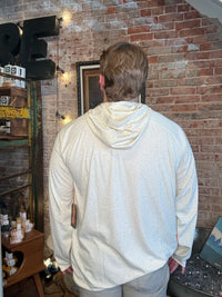 Loggerhead Hoodie - Pond Patterns: Bone