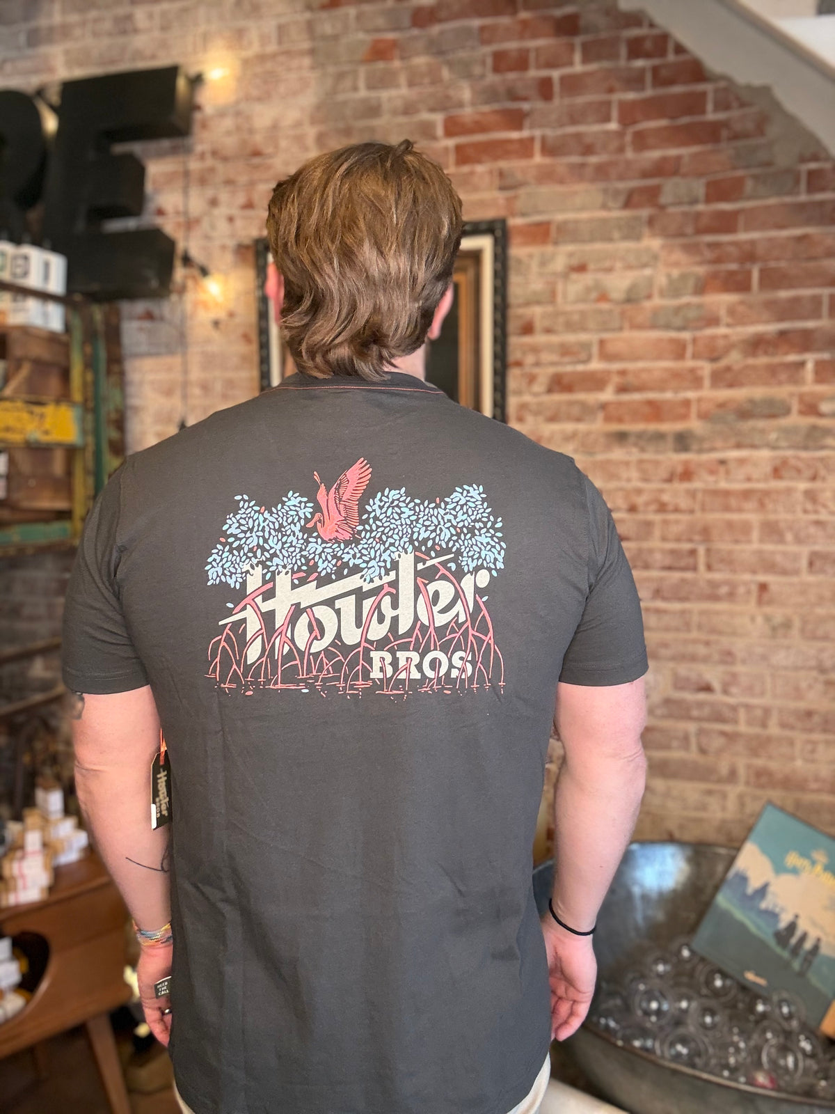 Electric Mangroves T-Shirt - Antique Black