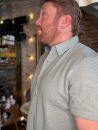 Linden Textured SS Shirt - Sage