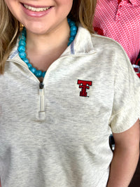 Super Soft Texas Tech  1/2-Zip