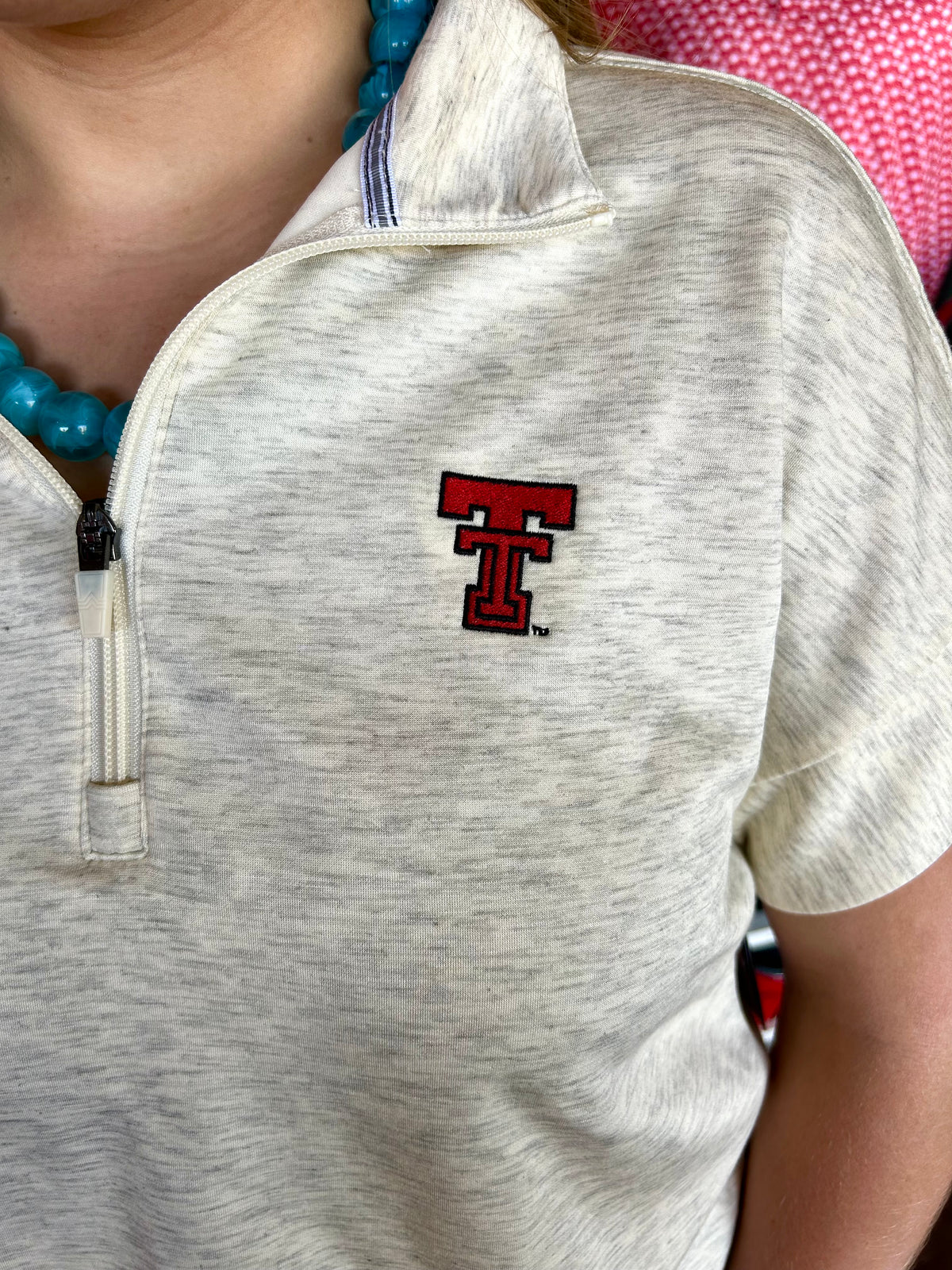 Super Soft Texas Tech  1/2-Zip