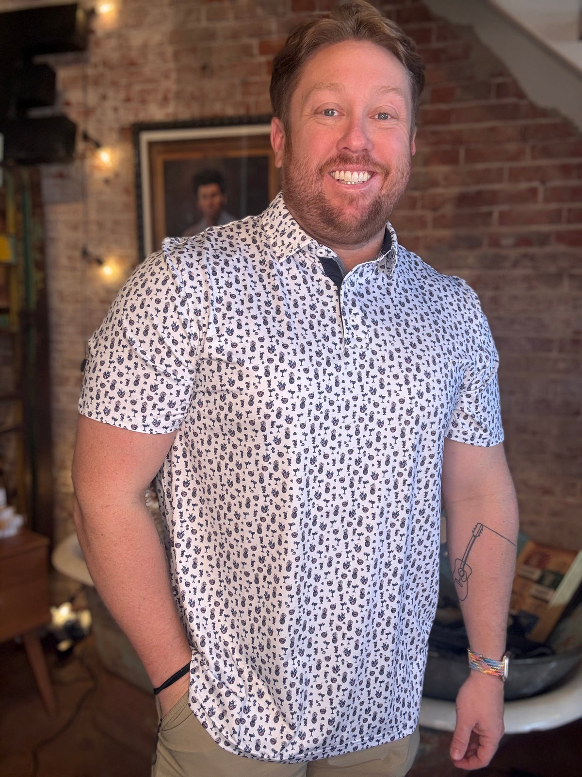 MVP Polo - White Combo