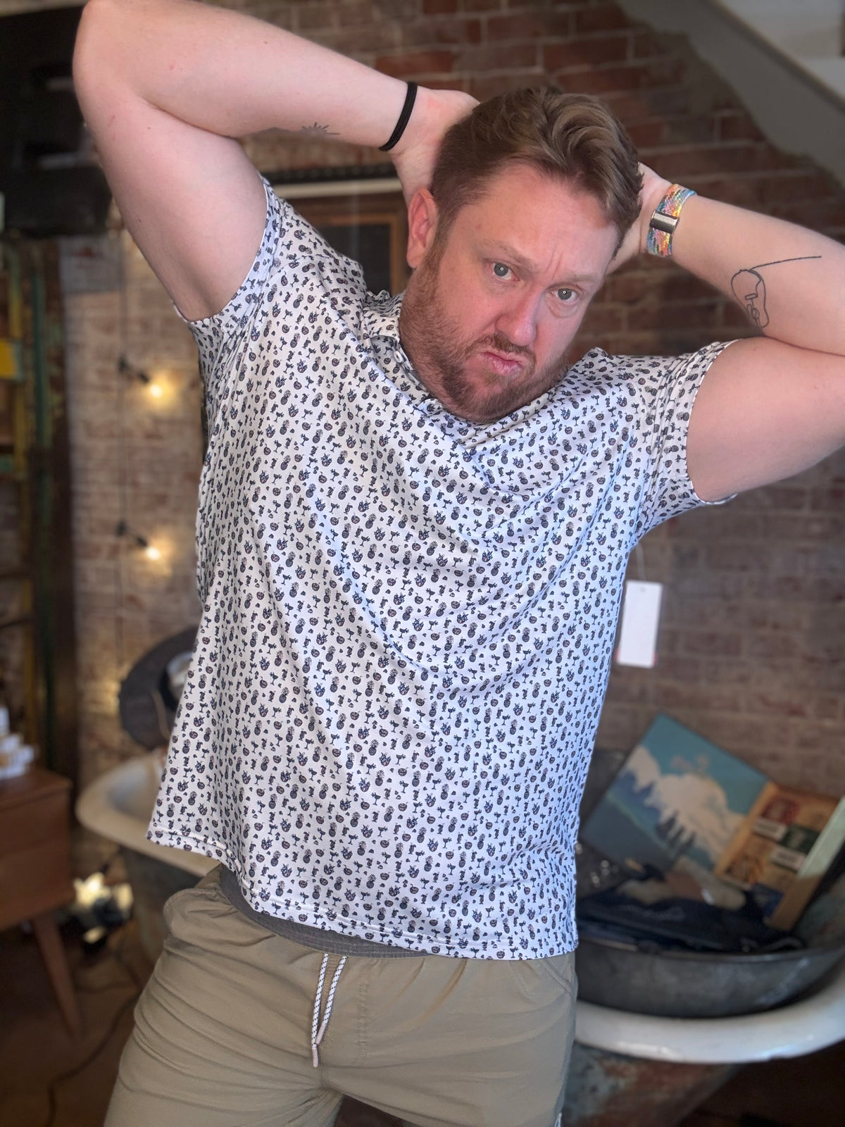 MVP Polo - White Combo