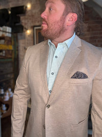 XC+ Flex LS Dress Knit - Green Windowpane