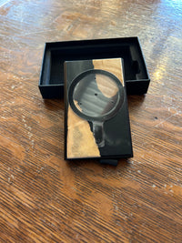Wood and Resin Magnetic Wallet
