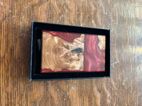 Wood and Resin Magnetic Wallet