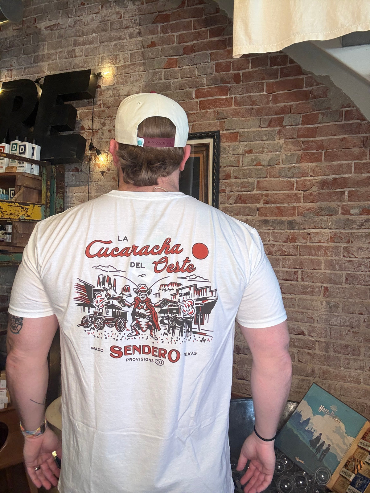 La Cucaracha T-Shirt - Vintage White