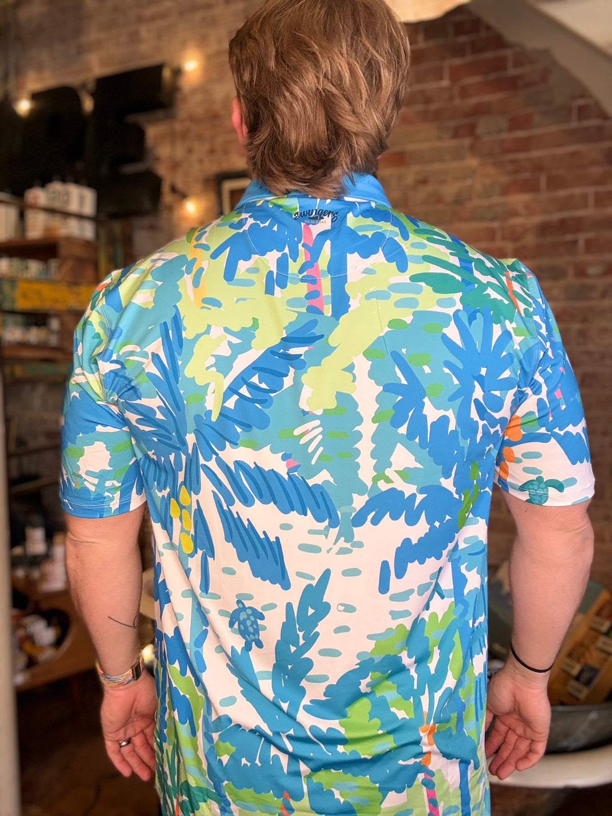 Pastel Paradise Perf. Polo - Baja Llama