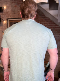 Sage Green Pima Tee - Baja Llama