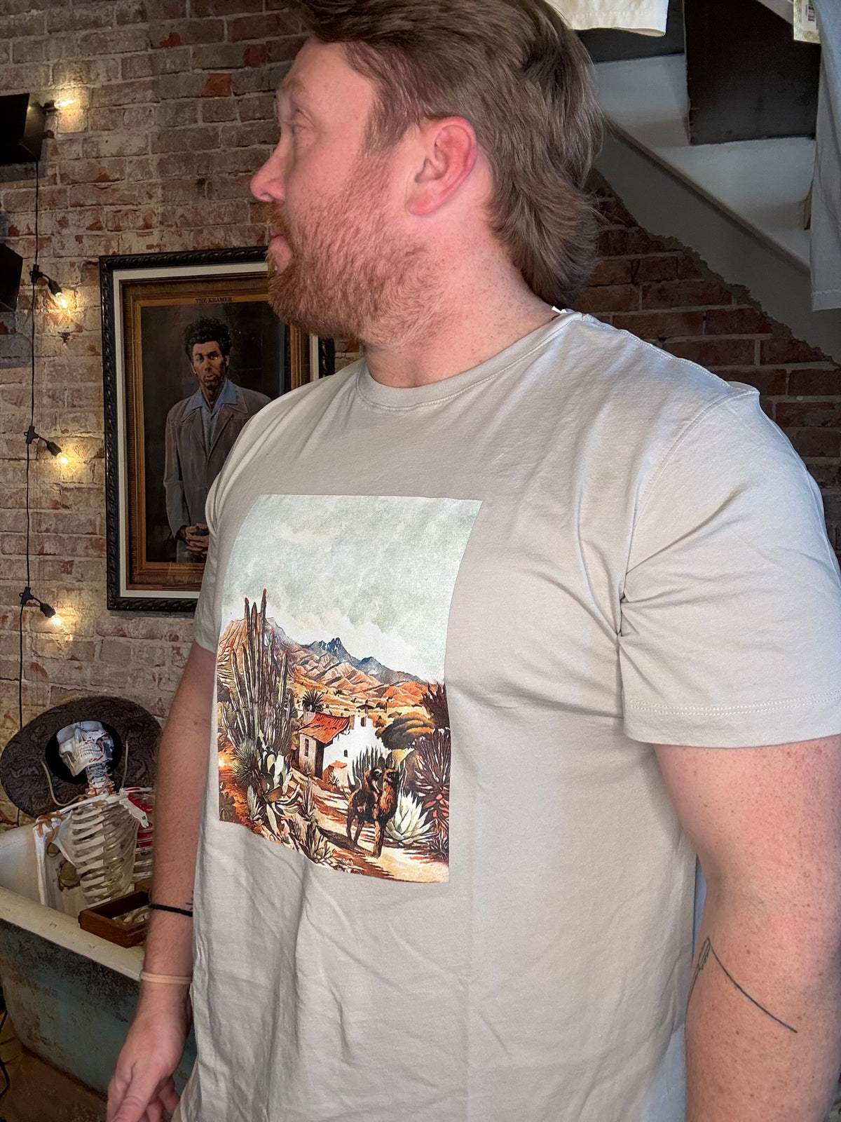 The Village Idiots - Cream Primo Tee