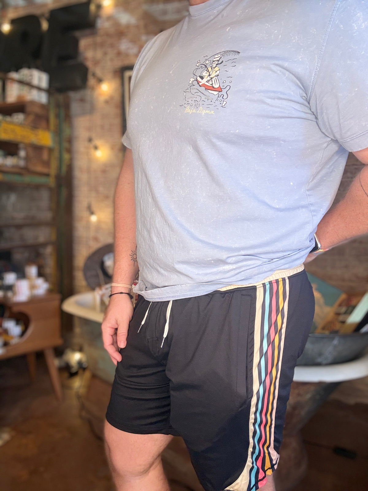 Mach Zero Lounge Shorts - Retro Black