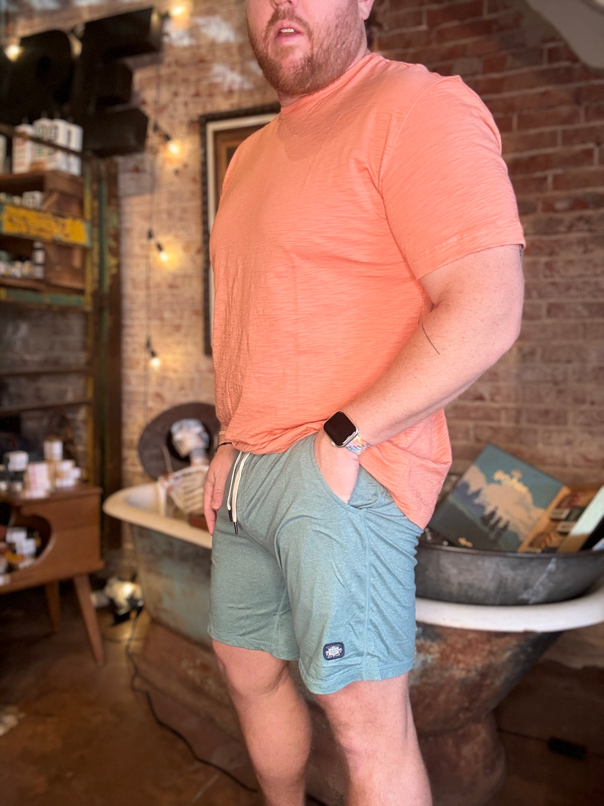 Mach Zero Lounge Shorts - Atlantic Green