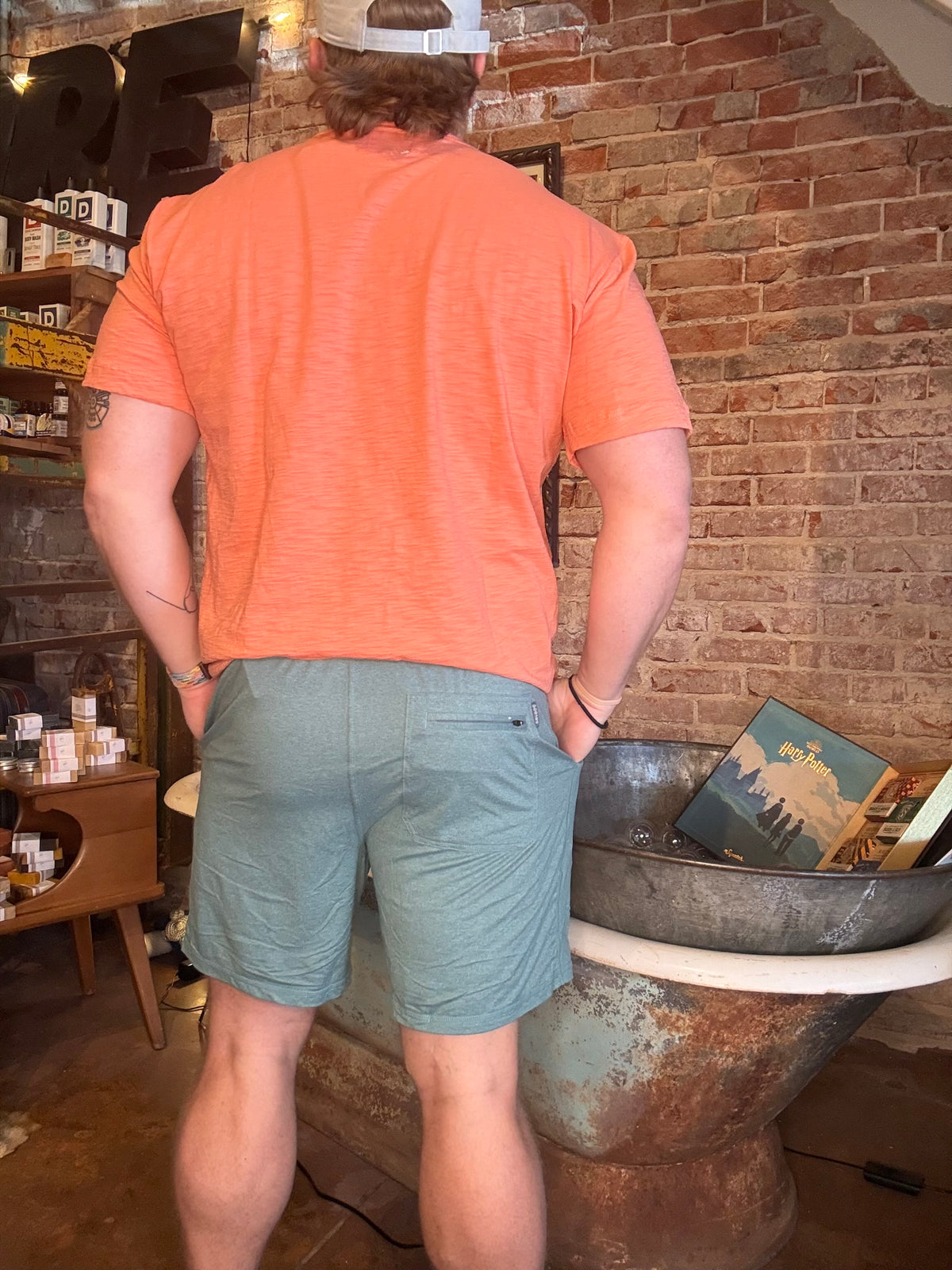 Mach Zero Lounge Shorts - Atlantic Green