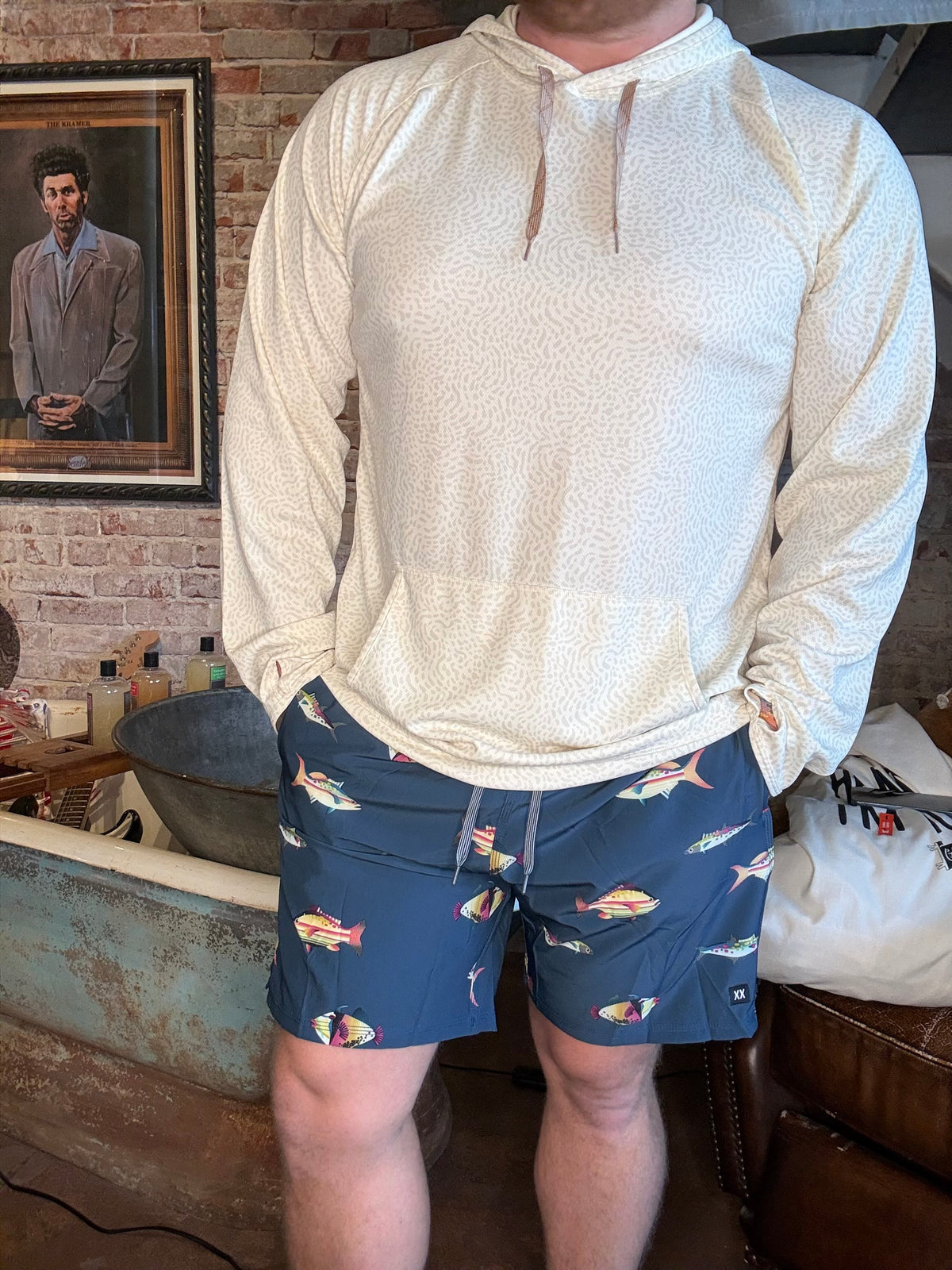 Swim Trunk 7" - Gulf Fish