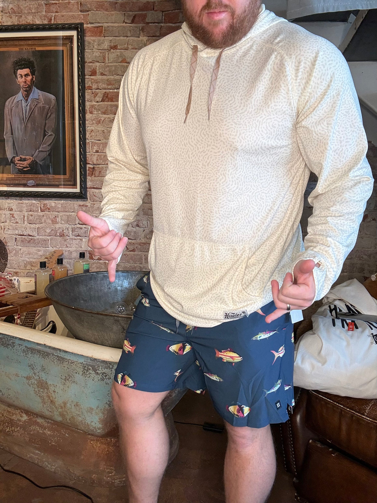 Swim Trunk 7" - Gulf Fish