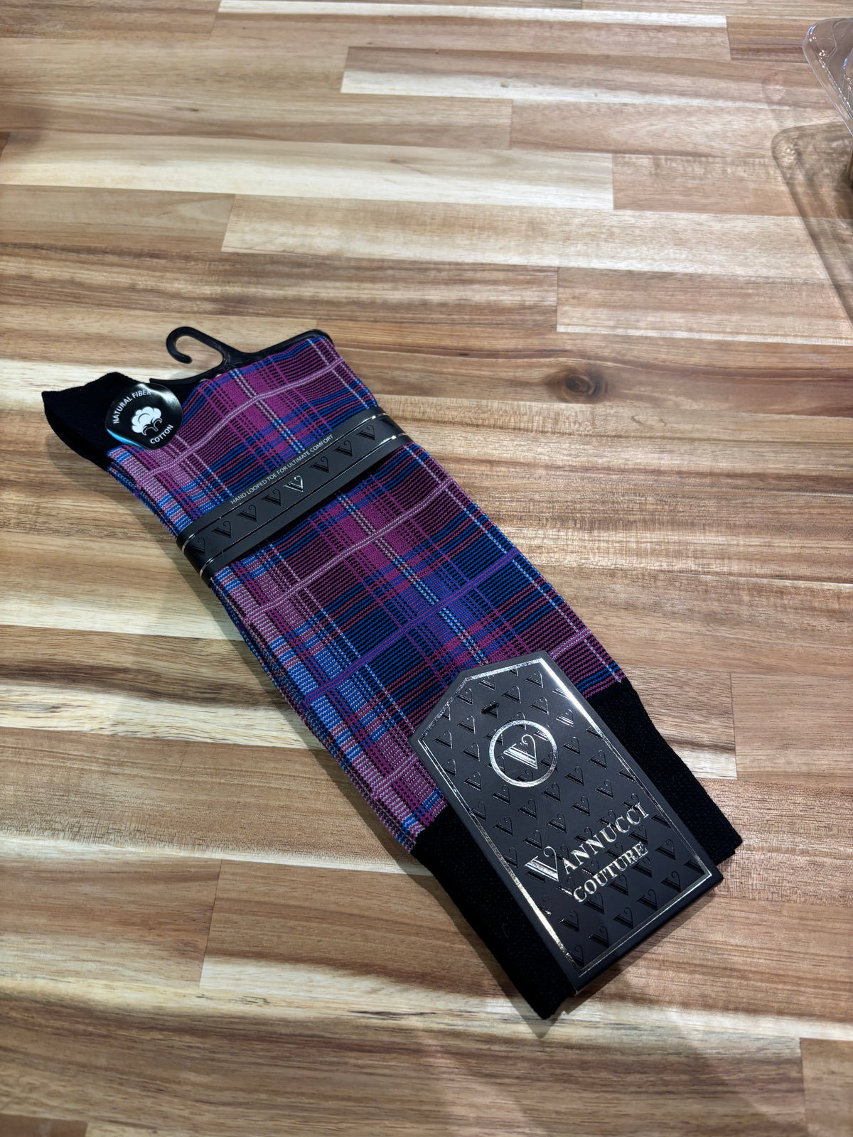 Dress Socks - Purple & Blue Plaid