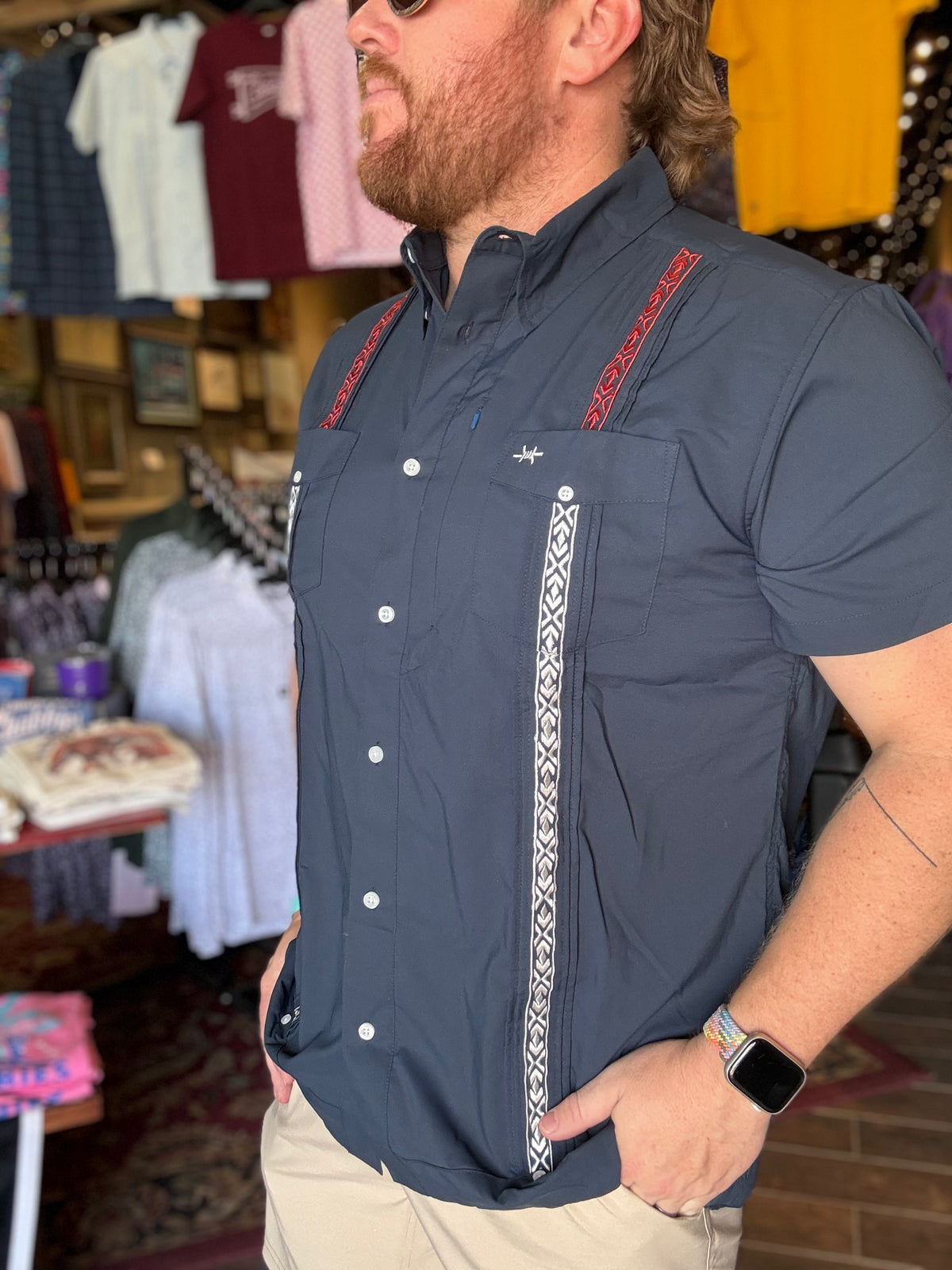 Harrisburg Navy-TS Guayabera Libre
