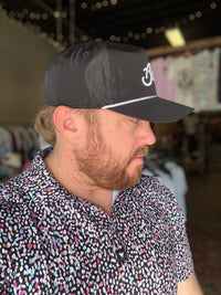 "Bad" Rope Golf Hat - Black