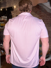 XC+ Ace Perf. Polo - Pink Gingham
