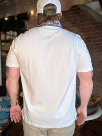 Tipped-Collar Polo - White