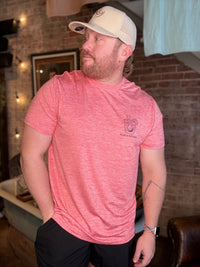 "Every Shot Counts" SS Tee - Red Heat