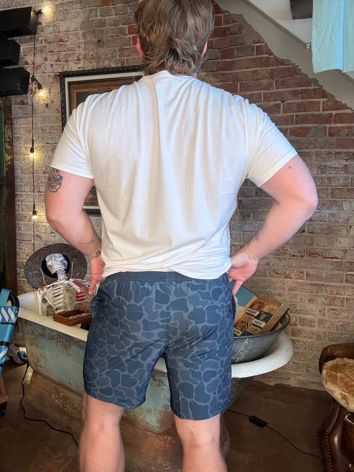 Davis Shorts - Blue Camo