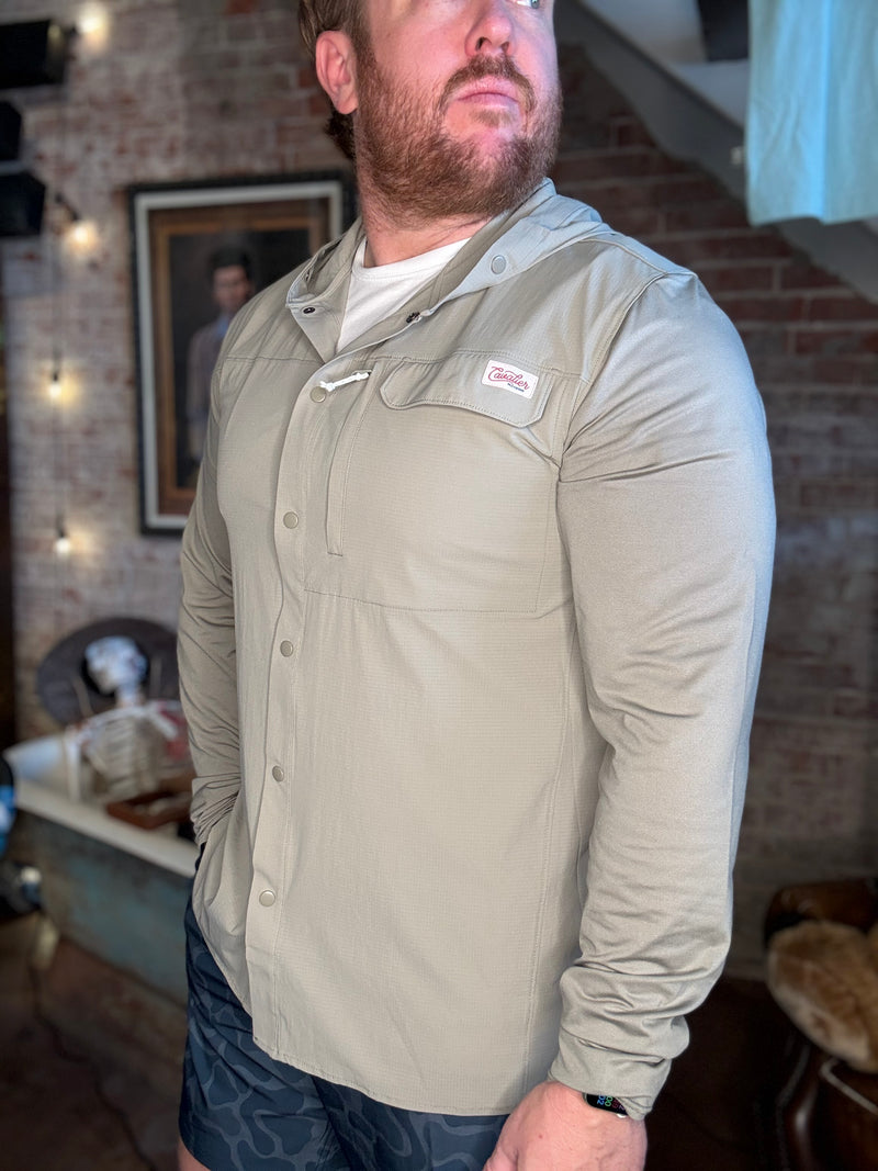 Cast Fishing Hoodie - Moss