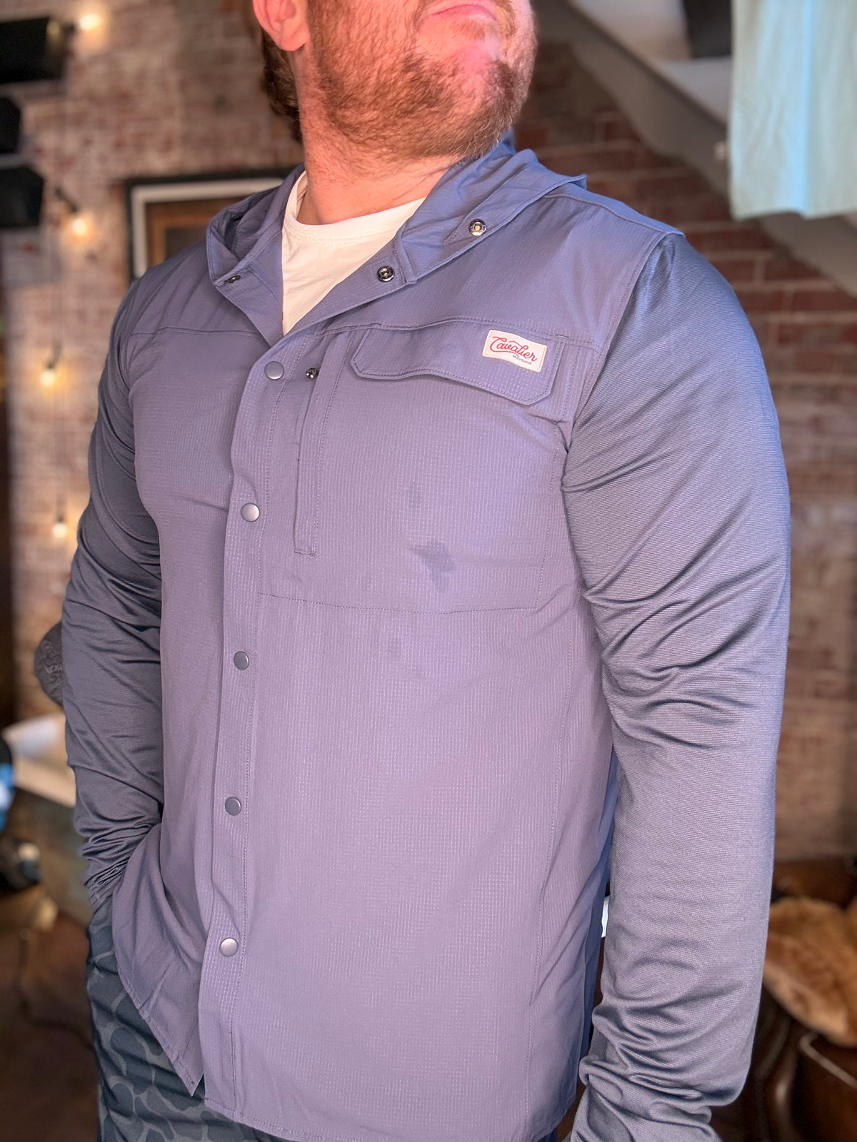 Cast Fishing Hoodie - Indigo