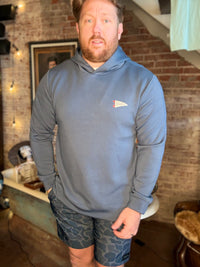 Tracks Hoodie - Slate Blue