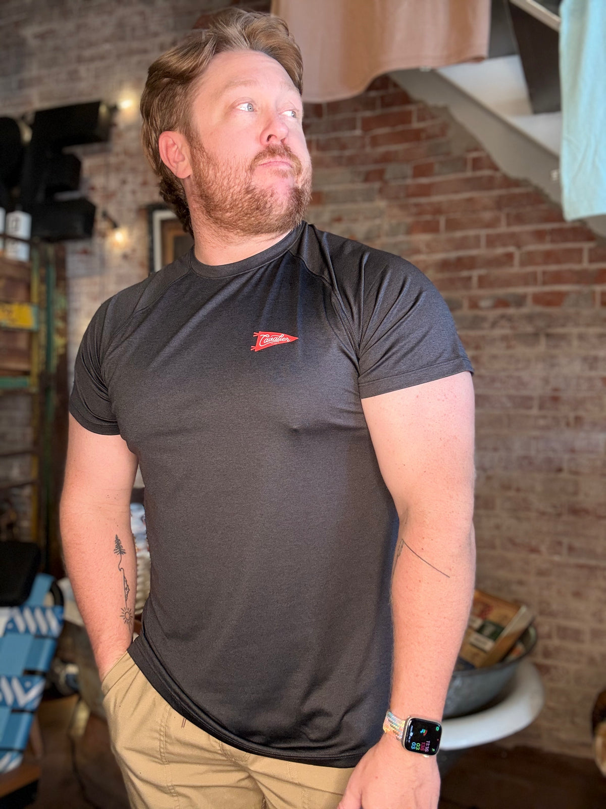 Surge S/S T-Shirt - Heather Charcoal