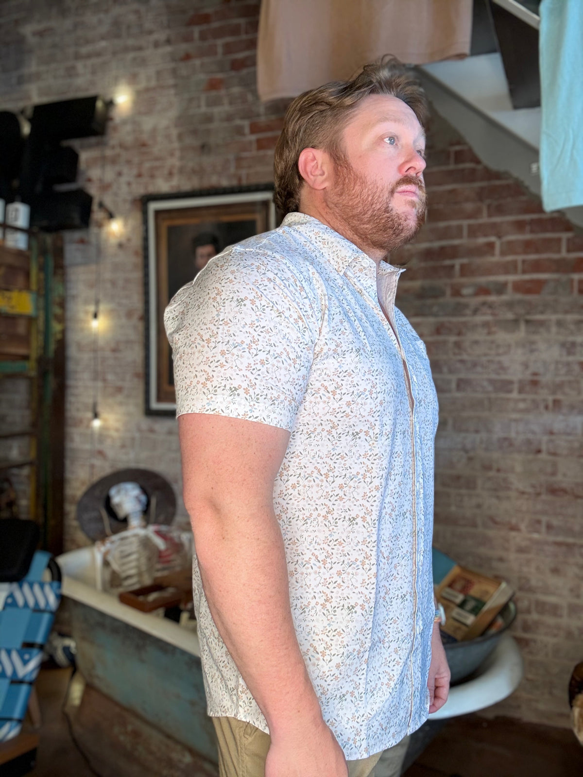 Cypress Button Up Shirt - Natural