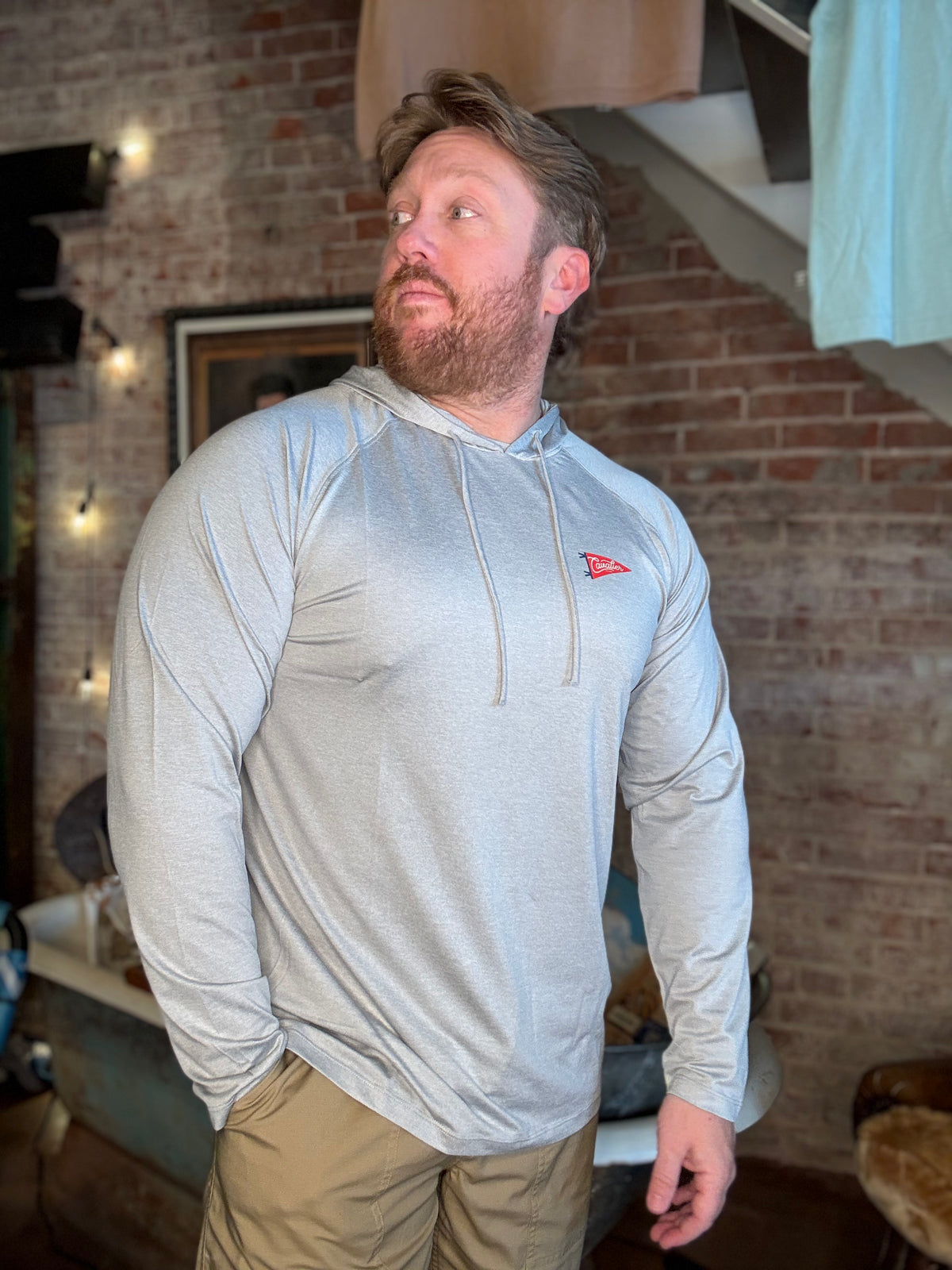 Carter L/S Hoodie - Grey