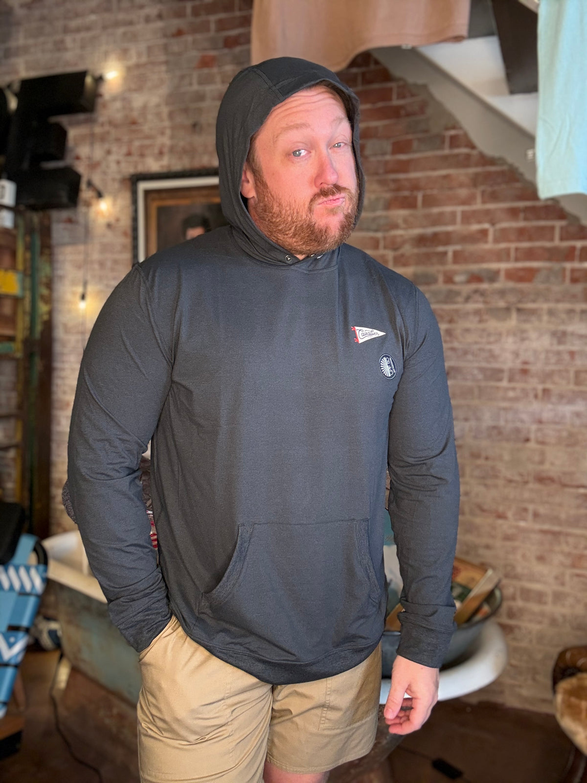 Silva Hoodie - Heather Black