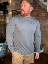 Quin L/S T-Shirt - Slate Blue