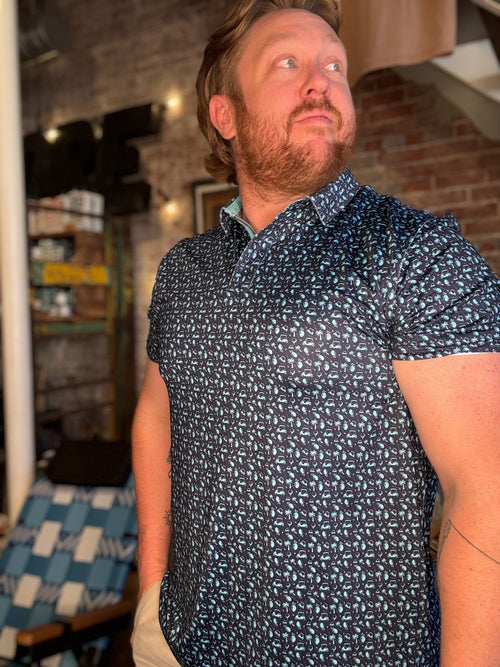 MVP Polo - Navy Golf Scene