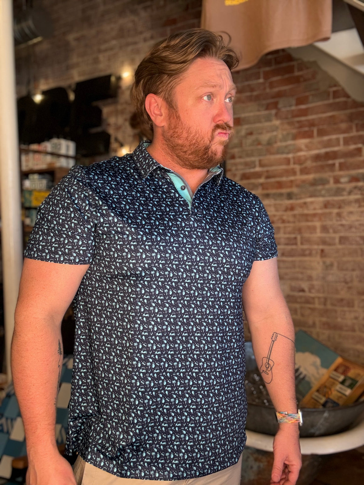 MVP Polo - Navy Golf Scene