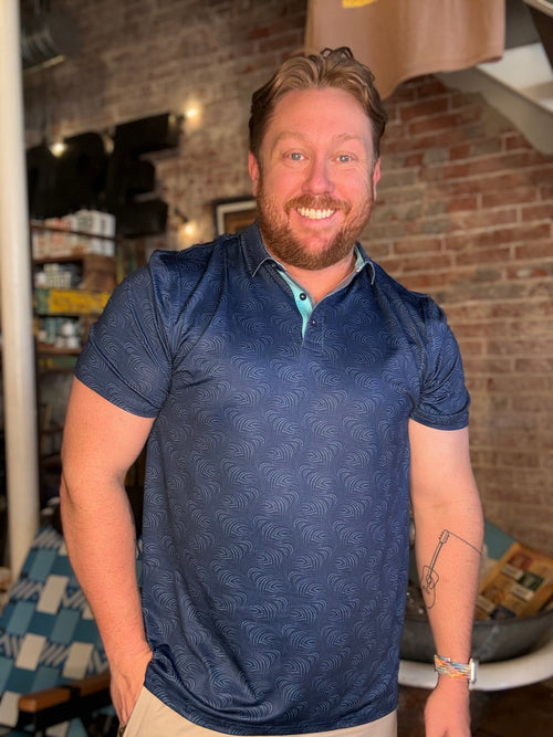 MVP Polo - Navy Letona Leaf