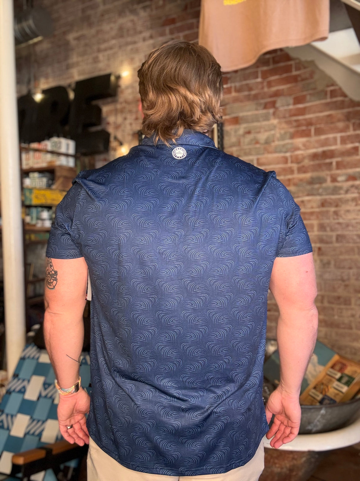 MVP Polo - Navy Letona Leaf