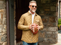 Quilted Shacket - Fools Gold