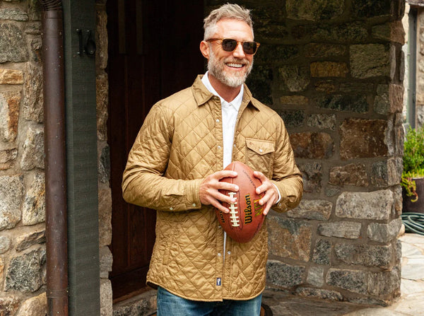 Quilted Shacket - Fools Gold