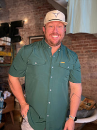 San Jac SS Perf. Shirt - Green