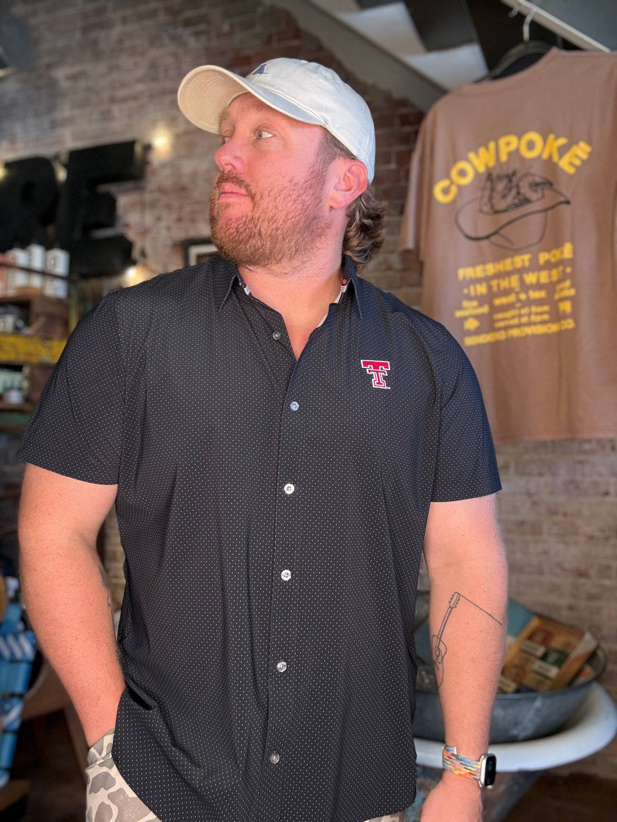Texas Tech SS Shirt - Black