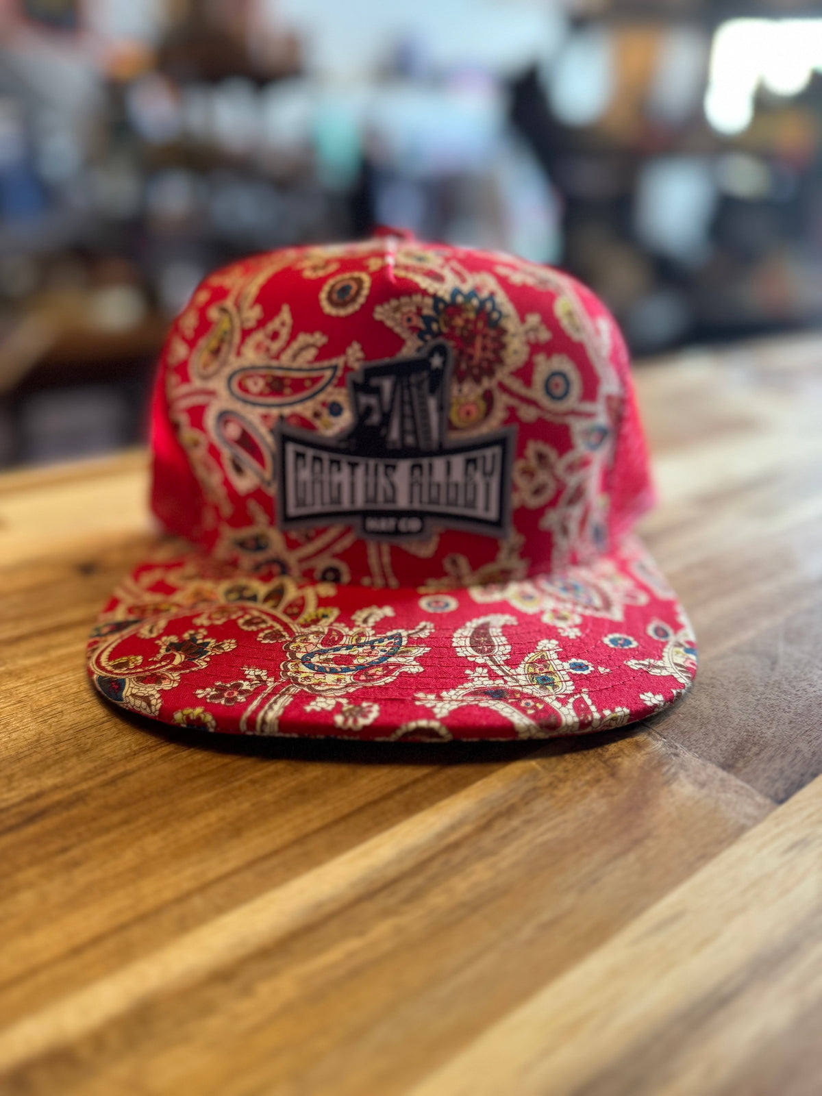 Red Paisley - Cactus Alley - Snapback Cap - Cactus Alley