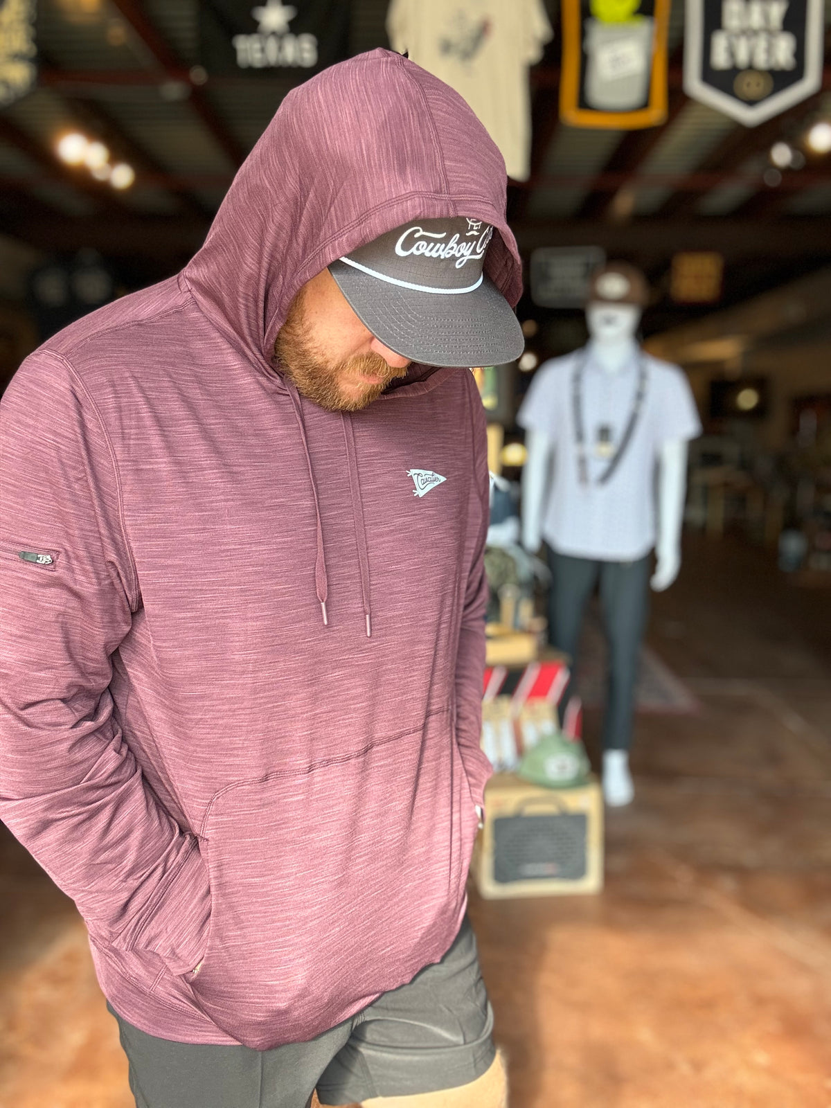 Helm Athletic Hoodie - Heathered Plum - Cavalier