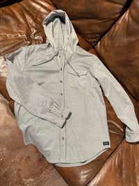 Parson Hoodie Button Up - Grey - Cavalier