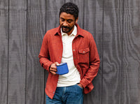 Herringbone Shacket - Ember