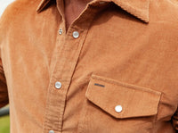 Corduroy Pearl Snap LS - Whiskey Business