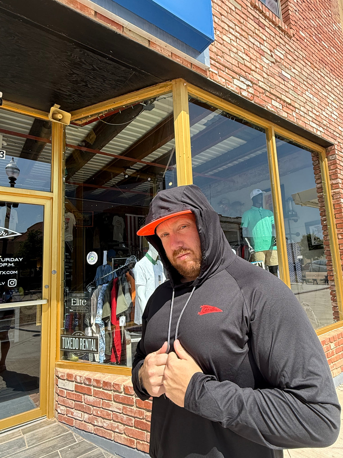 Cavalier UPF 50 Payton Athletic Hoodie -  Black